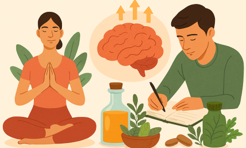 ९) स्मरणशक्ती व एकाग्रता